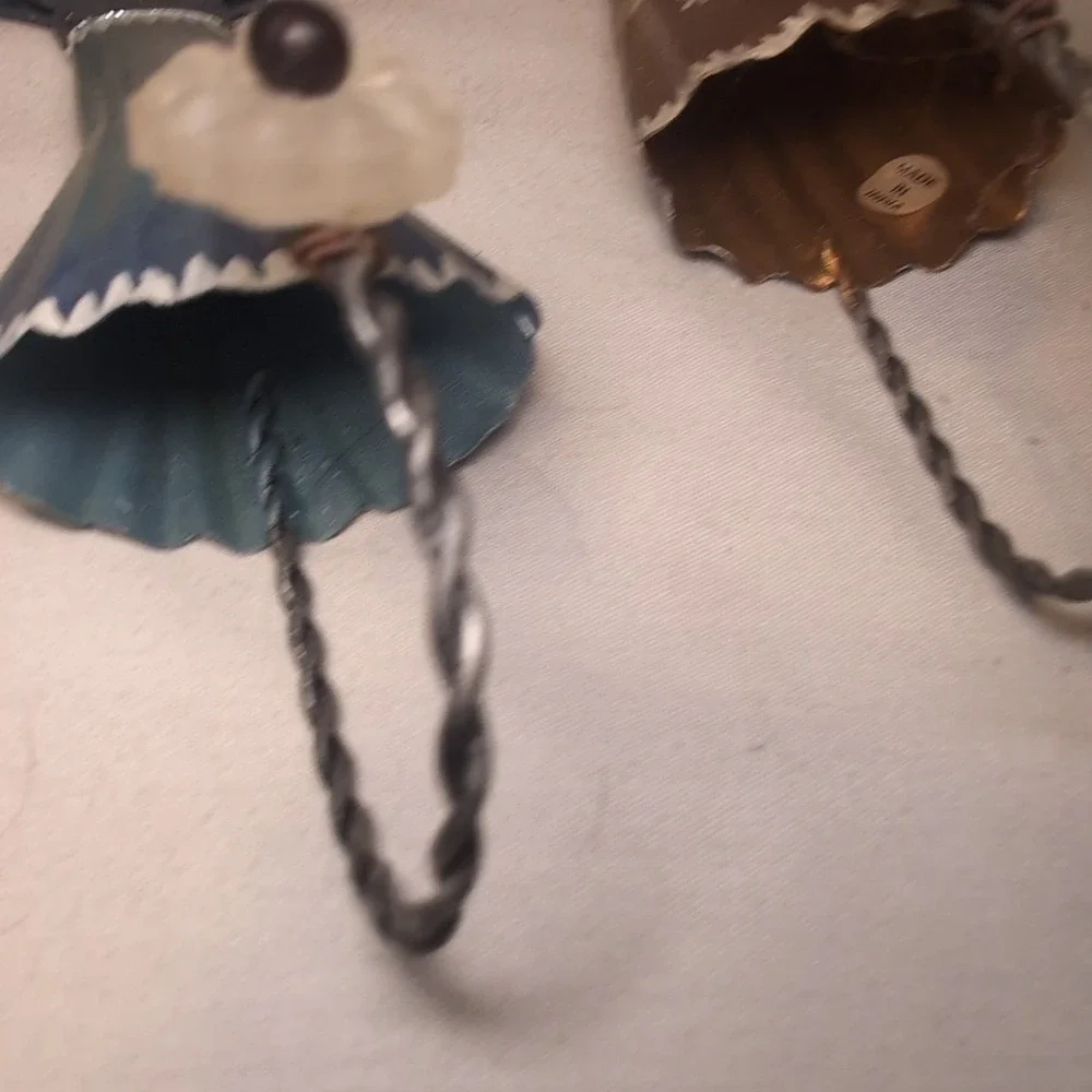 VTG Dress Shape Hooks W/ Wall Mounted Hanger Decorative Hanger Hook 17